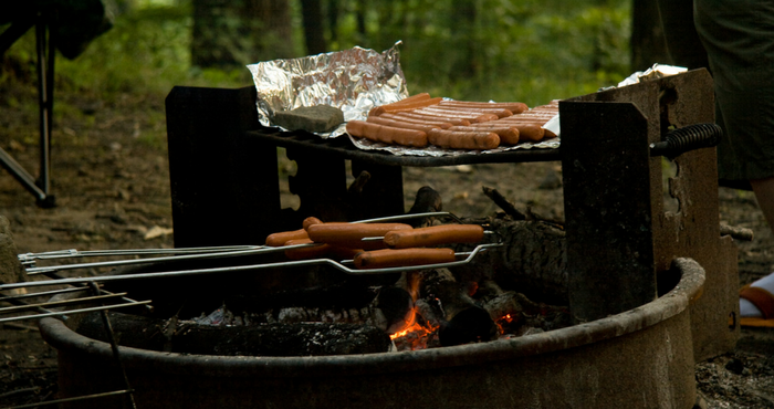 Cooking Hot Dogs on the Campfire, Jason Pratt (Flickr)